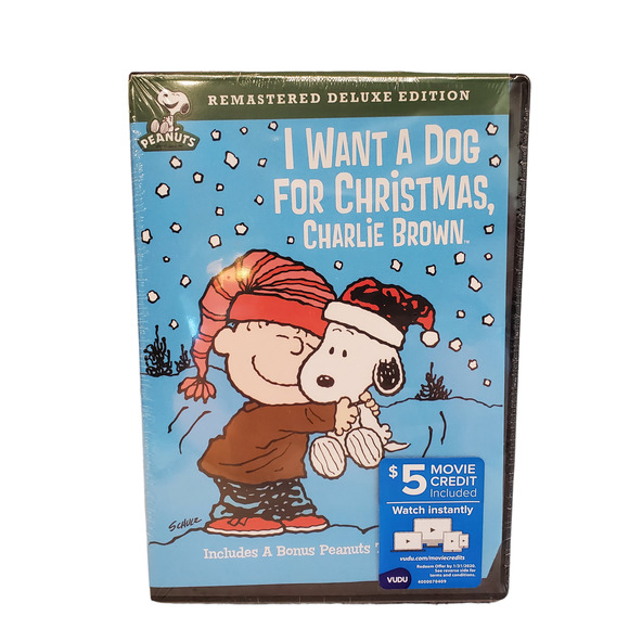 Vintage Charlie Brown Christmas DVD I Want A Dog For Christmas NEW Peanuts - Picture 11 of 11